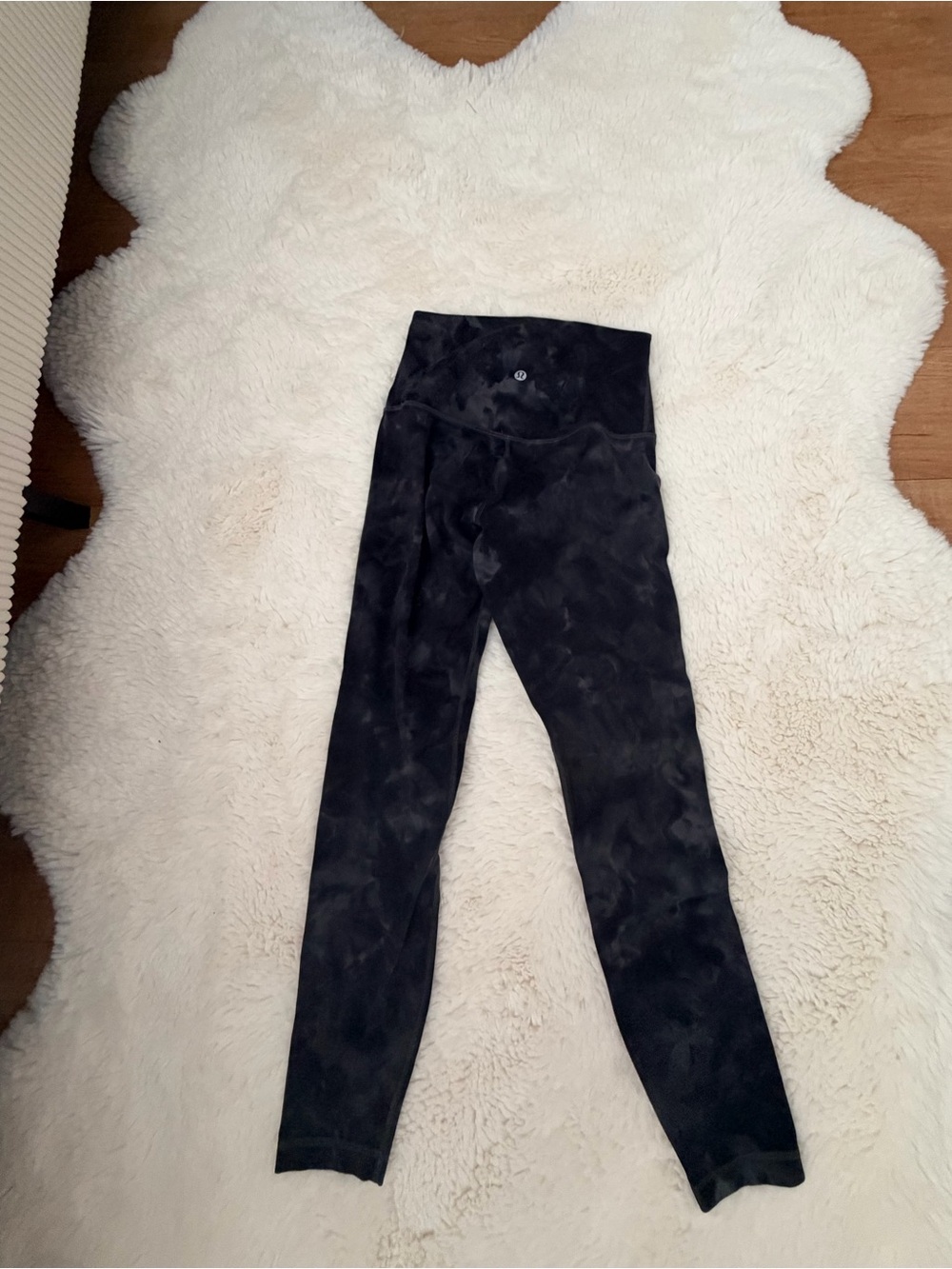 lululemon athletica Black Tie-Dye High-Rise Leggings